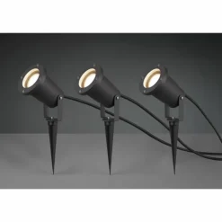 Spot Trio Ubangi Anthracite, 3 lumières