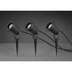 Spot Trio Ubangi Anthracite, 3 lumières