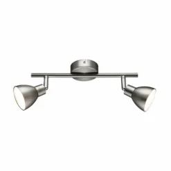 Spot Wofi LESTER LED Nickel mat, 2 lumières