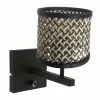 Stang Applique murale Luminaires Steinhauer Noir, 1 lumière