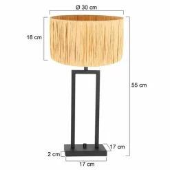 Stang Lampe à poser Luminaires Steinhauer Noir, 1 lumière