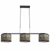 Stang Suspension Luminaires Steinhauer Noir, 3 lumières