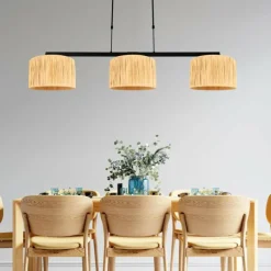 Stang Suspension Luminaires Steinhauer Noir, 3 lumières