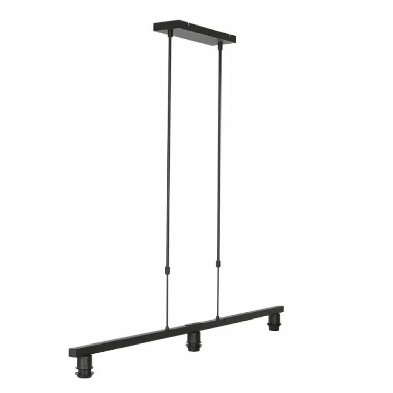Stang Suspension Luminaires Steinhauer Noir, 3 lumières