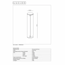 Steckdose Prises électriques d'extérieur Luminaires Lucide Anthracite