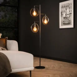 Stehleuchte Lampadaire Anthracite, 3 lumières