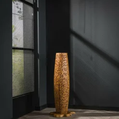 Stehleuchte Lampadaire Brun, Écru, 2 lumières