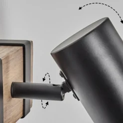 Storuma Applique murale, Spot mural Écru, Noir, 1 lumière