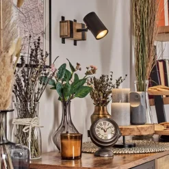 Storuma Applique murale, Spot mural Écru, Noir, 1 lumière