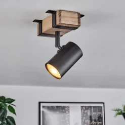 Storuma Plafonnier, Spot de plafond Écru, Noir, 1 lumière