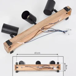 Storuma Plafonnier, Spot de plafond Écru, Noir, 3 lumières