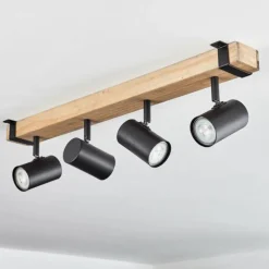 Storuma Plafonnier, Spot de plafond Écru, Noir, 4 lumières