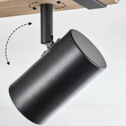 Storuma Plafonnier, Spot de plafond Écru, Noir, 6 lumières