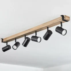 Storuma Plafonnier, Spot de plafond Écru, Noir, 6 lumières