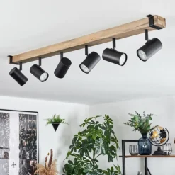 Storuma Plafonnier, Spot de plafond Écru, Noir, 6 lumières