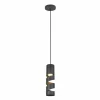 Stream Suspension Luminaires Trio Noir, 1 lumière
