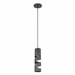 Stream Suspension Luminaires Trio Noir, 1 lumière