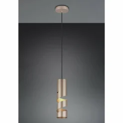 Stream Suspension Luminaires Trio Brun, 1 lumière
