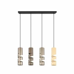 Stream Suspension Luminaires Trio Multicolore, 4 lumières