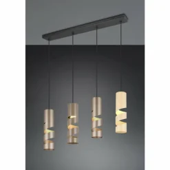 Stream Suspension Luminaires Trio Multicolore, 4 lumières