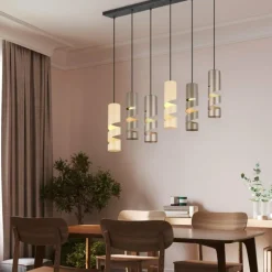 Stream Suspension Luminaires Trio Multicolore, 6 lumières