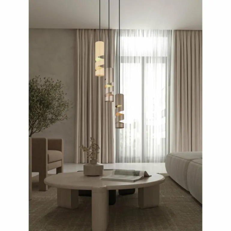 Stream Suspension Luminaires Trio Multicolore, 3 lumières