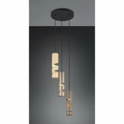 Stream Suspension Luminaires Trio Multicolore, 3 lumières