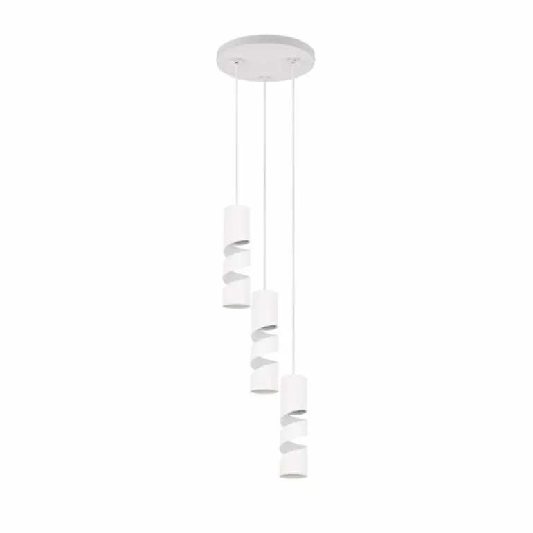 Stream Suspension Luminaires Trio Blanc, 3 lumières