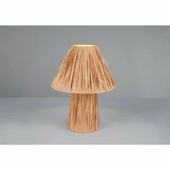 Style champignon Anea Lampe à poser Luminaires Reality Bois clair, 2 lumières