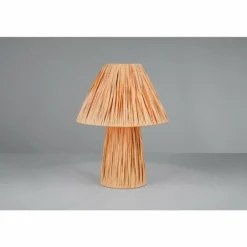 Style champignon Anea Lampe à poser Luminaires Reality Bois clair, 2 lumières