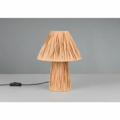 Style champignon Anea Lampe à poser Luminaires Reality Bois clair, 2 lumières