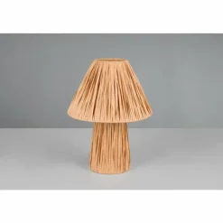Style champignon Anea Lampe à poser Luminaires Reality Bois clair, 2 lumières