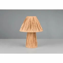 Style champignon Anea Lampe à poser Luminaires Reality Bois clair, 2 lumières