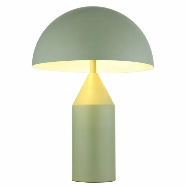 Style champignon Atoma Lampe à poser Luminaires Globo Lighting Vert, 2 lumières