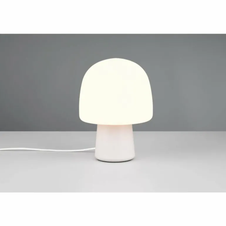 Style champignon Steen Lampe à poser Luminaires Trio Gris, 1 lumière