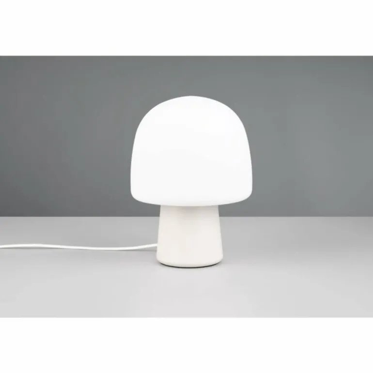 Style champignon Steen Lampe à poser Luminaires Trio Gris, 1 lumière