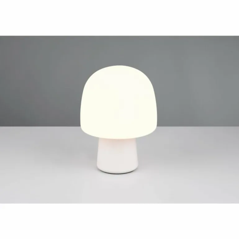 Style champignon Steen Lampe à poser Luminaires Trio Gris, 1 lumière