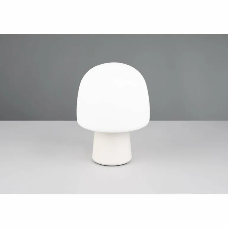 Style champignon Steen Lampe à poser Luminaires Trio Gris, 1 lumière
