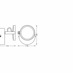 SUNATHOME Applique murale Luminaires Ledvance LED Argenté, 1 lumière