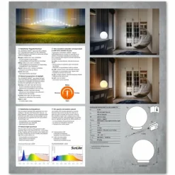 Sun@Home Lampe à poser Luminaires Ledvance LED Blanc, 1 lumière