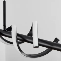 Suspension Alvarim LED Noir, 1 lumière