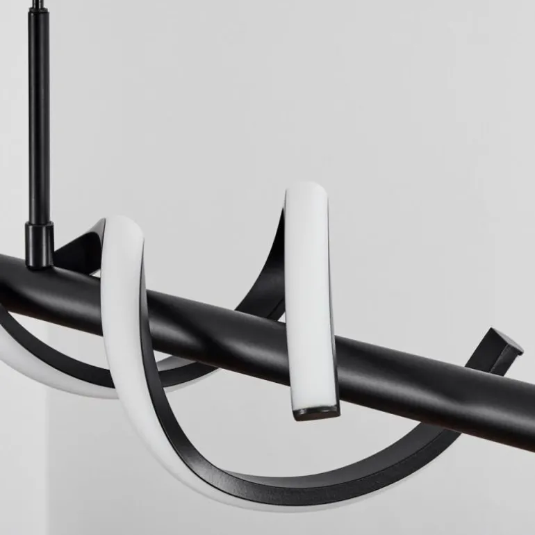 Suspension Alvarim LED Noir, 1 lumière