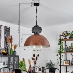 Suspension Amorots Noir, 1 lumière