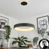Suspension Areja LED Anthracite, Blanc, 1 lumière