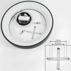 Suspension Areja LED Anthracite, Blanc, 1 lumière