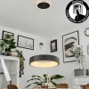 Suspension Areja LED Noir, Blanc, 1 lumière