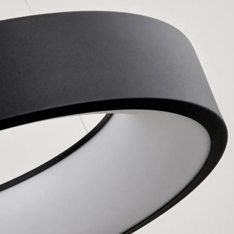 Suspension Areja LED Noir, Blanc, 1 lumière