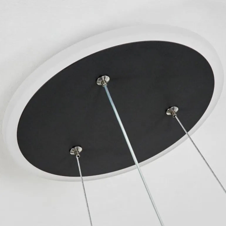 Suspension Areja LED Noir, Blanc, 1 lumière