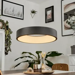 Suspension Areja LED Noir, Blanc, 1 lumière