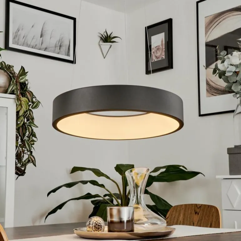 Suspension Areja LED Noir, Blanc, 1 lumière